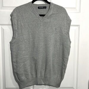 Nautica Men’s Gray Sweater Vest - size XL